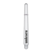DARTS SZÁR UNICORN  HOSSZÚ ÁTLÁTSZÓ GRIPPER4 PC SHAFT   CLEAR   LONG