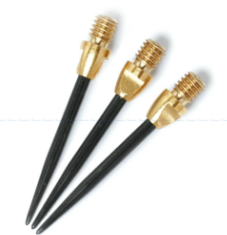 Darts cserélhetõ fém hegy  2BA s menettel  arany  fekete színben Harrows 3 db os szett