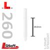 Darts szár L-style L-shaft Locked Straight fehér 260 (26mm)